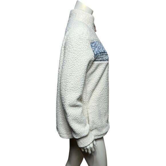 Vintage Weatherproof Original Sherpa Fleece Zip Pullover Jacket, Medium - Picture 2 of 16